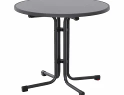 SIENA GARDEN Garten-Klapptisch rund grau