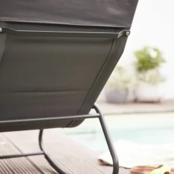 SIENA GARDEN Gartenliege graublau