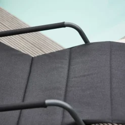 SIENA GARDEN Gartenliege schwarzgrau