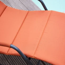 SIENA GARDEN Gartenliege rotgrau