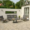 SIENA GARDEN Gartenlounge-Set 3-teilig