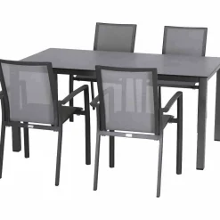 SIENA GARDEN Gartenmöbelset 5-tlg grau