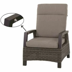 SIENA GARDEN Gartensessel grau