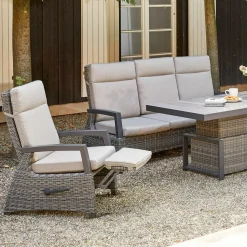 SIENA GARDEN Gartensessel grau