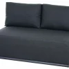 SIENA GARDEN Gartensofa 2-Sitzer schwarzgrau