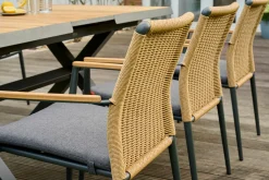 SIENA GARDEN Garten-Stapelsessel braungrau