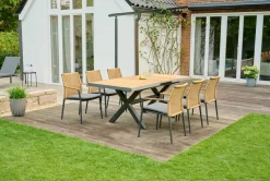 SIENA GARDEN Garten-Stapelsessel braungrau