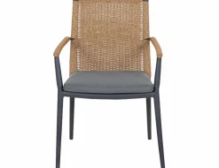 SIENA GARDEN Garten-Stapelsessel braungrau