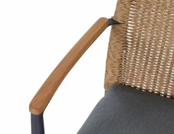 SIENA GARDEN Garten-Stapelsessel braungrau