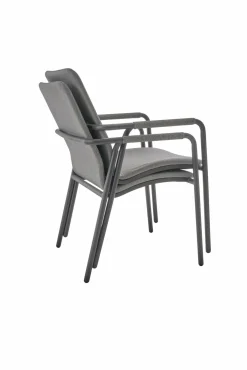 SIENA GARDEN Stapelstuhl grau