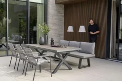 SIENA GARDEN Stapelstuhl grau