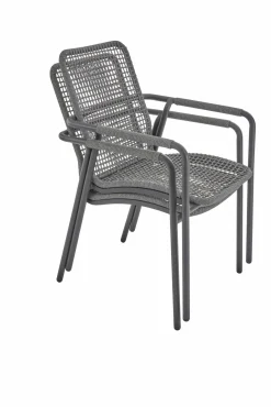 SIENA GARDEN Stapelstuhl grau