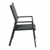 SIENA GARDEN Stapelstuhl grausilberfarbenschwarz