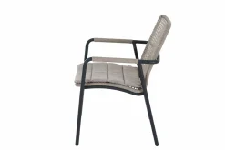 SIENA GARDEN Stapelstuhl Taupe grau