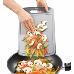 Silit Schneidebrett 38x25cm grau