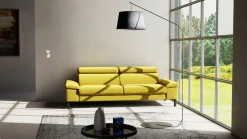 3-Sitzer-Sofa gelb