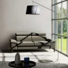 2,5-Sitzer-Sofa grau