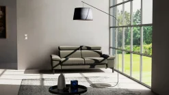 2,5-Sitzer-Sofa grau