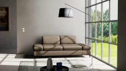 2-Sitzer-Sofa schwarz