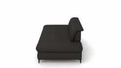 2-Sitzer-Sofa schwarz