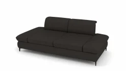 2-Sitzer-Sofa schwarz