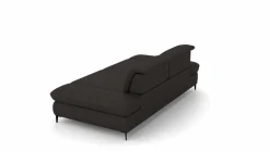 2-Sitzer-Sofa schwarz