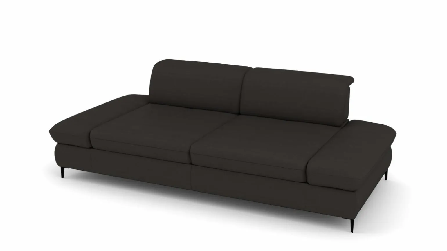 3-Sitzer-Sofa schwarz