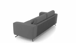 Sofa 3-sitzig grau