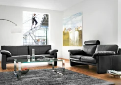 Sofa 2,5-sitzig schwarz