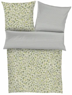 s.Oliver Satin-Bettwäsche graugrün