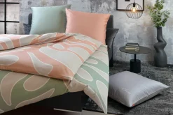 s.Oliver Satin-Bettwäsche grün