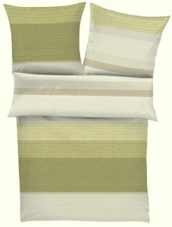 s.Oliver Satin-Bettwäsche grünbeige