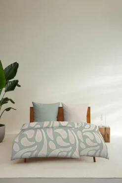 s.Oliver Satin-Bettwäsche grün