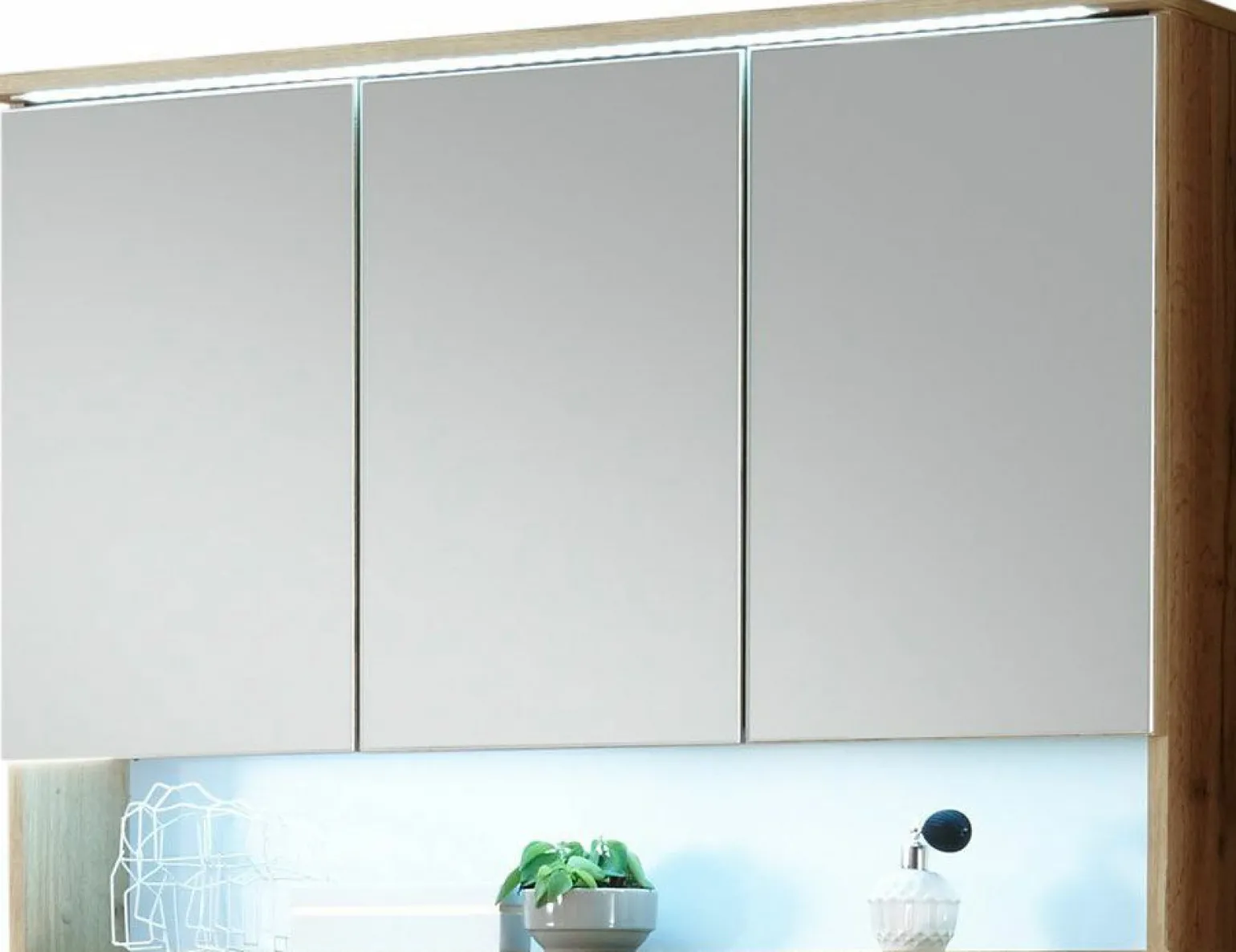 Spiegelschrank braun