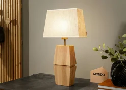 Spot Light Tischleuchte 1flg beigebraungrau