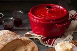 Staub Bräter 24cm rot