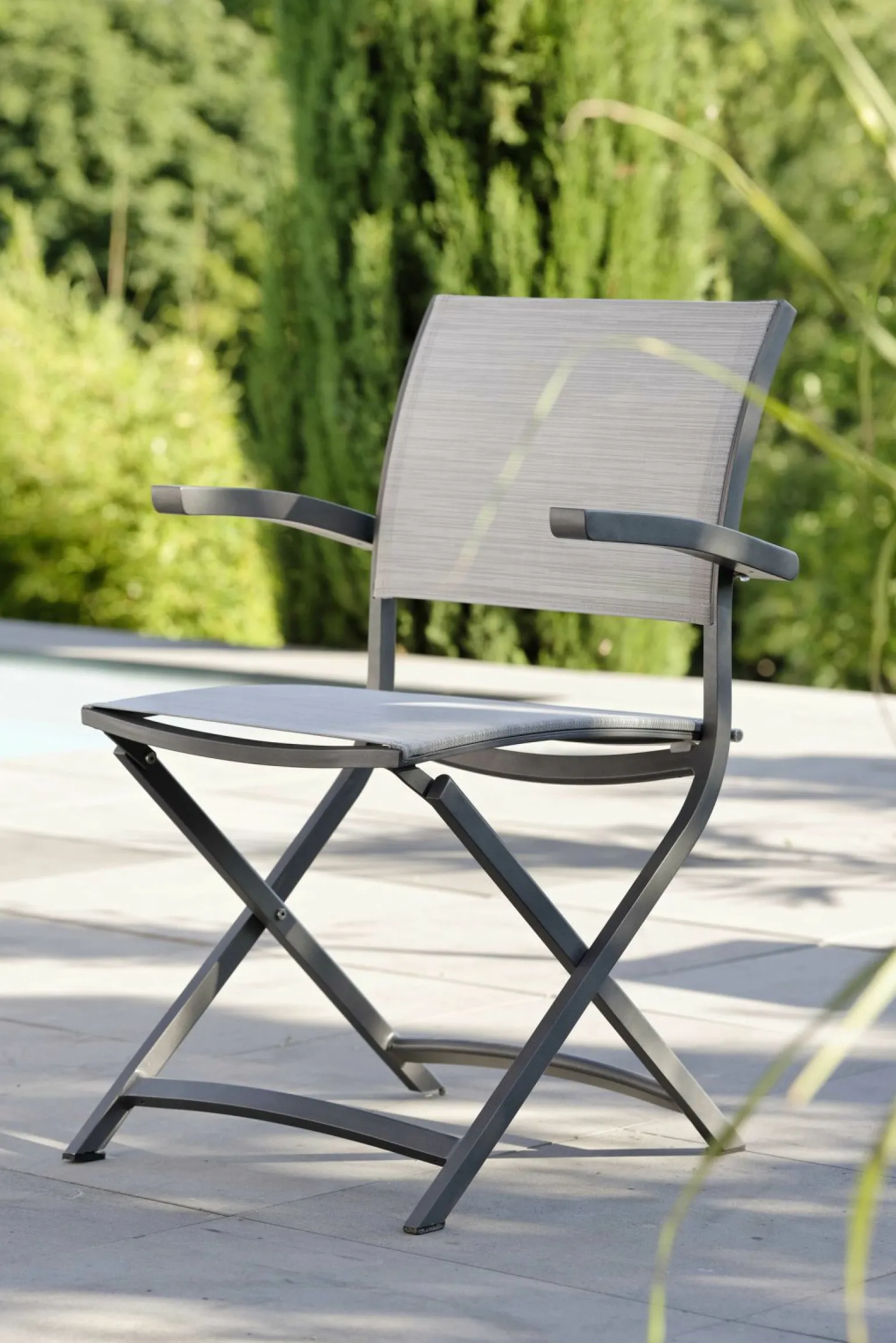 STERN Balkonsessel silberfarben