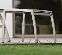 STERN Gartenhocker silberfarbengrau