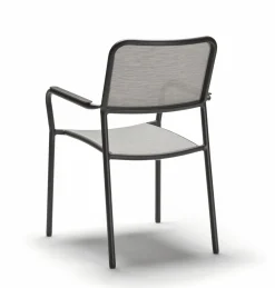 STERN Gartensessel stapelbar graubraun