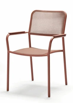 STERN Gartensessel stapelbar orangerot