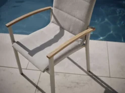 STERN Gartensessel stapelbar beigebraun