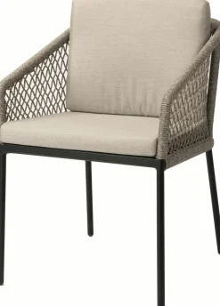 STERN Gartensessel weißbeigeschwarz