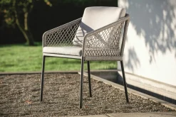 STERN Gartensessel weißbeigeschwarz