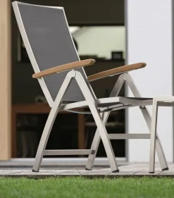 STERN Klappsessel silberfarbengraubraun