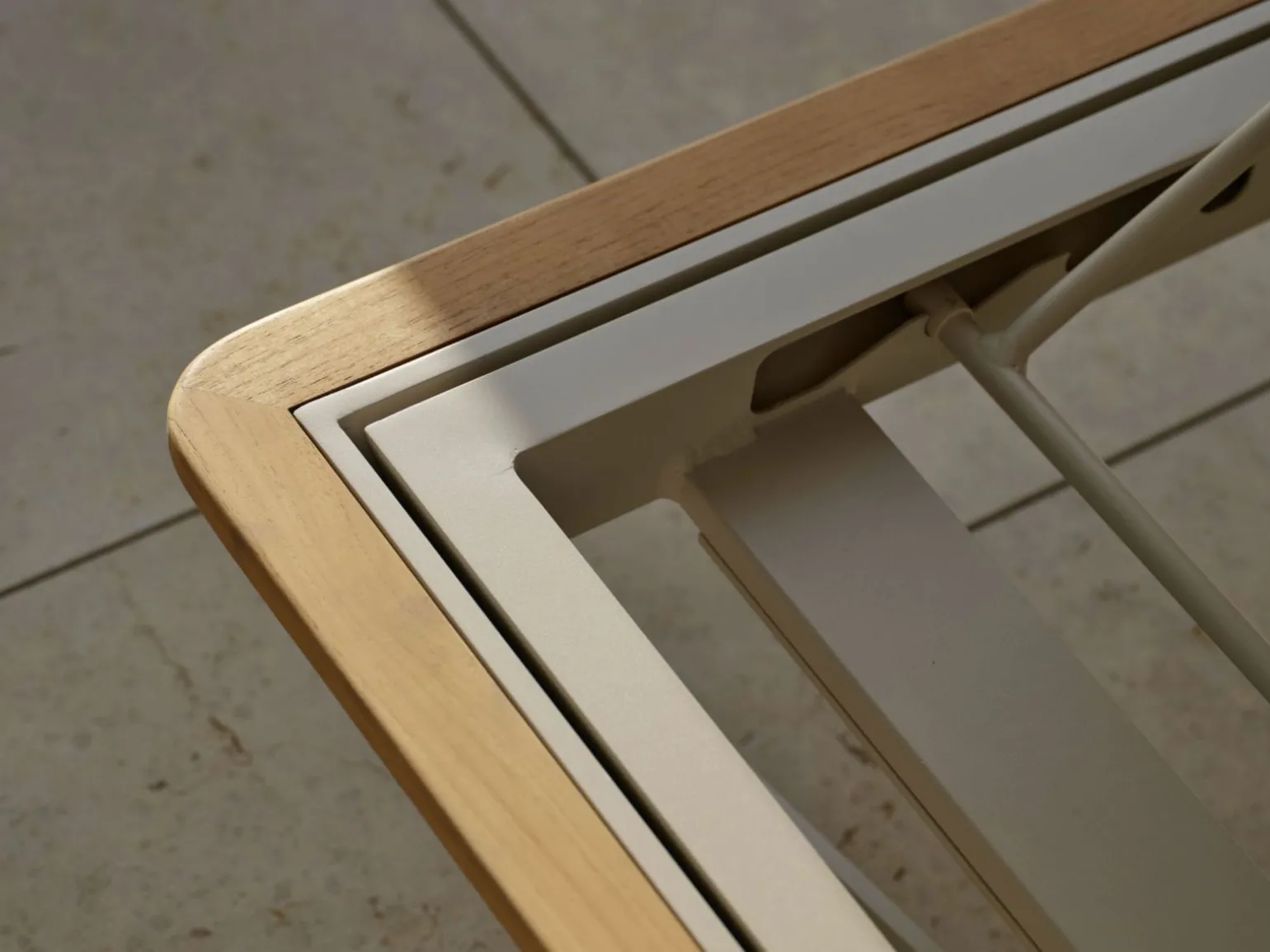 STERN Lounge-Liege gelbbraunbeige