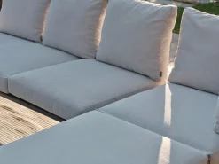 STERN Lounge-Liege grau