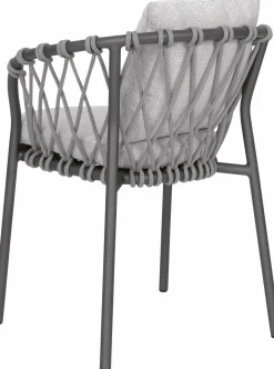 STERN Rope Gartensessel grau