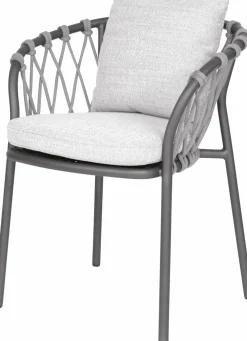 STERN Rope Gartensessel grau