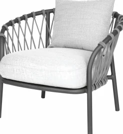 STERN Rope Gartensessel grau