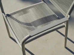 STERN Rope Gartensessel stapelbar beige